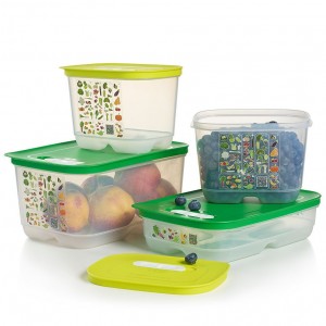 Tupperware Fridgesmart 4-pc. Starter Set Green / Deep Refrigerator Storage | 23967IJGY