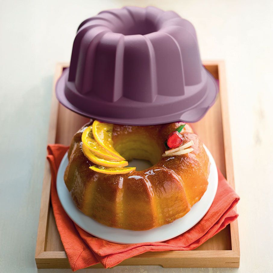 Tupperware Silicone Bundt Form Purple Cabbage Baking | 61053WLIH